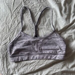 Gray Women's Sports Bra